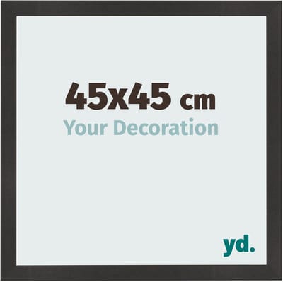 Your Decoration - Fotolijst 45x45 cm - MDF - Zwart Mat - Bologna