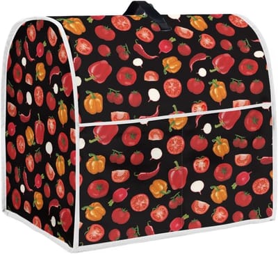 Mixerhoes Keukenmachine - Apparaathoes Mixer - Keuken Organiseren - Waterafstotend Polyester - Universeel Formaat - Fruitprint