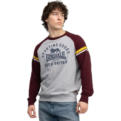 Lonsdale Bregis sweatshirt met ronde hals, normale pasvorm