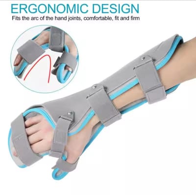Brace, Polsbrace, rust brace, carpaal tunnel, carpal tunnel, Brace ondersteuning, pols brace, pols beugels, pols spalk, pols splint, pols steun, hand brace, hand beugel, hand spalk, hulpmiddel voor RSI / carpaal tunnel Rechts brace maat M/L.