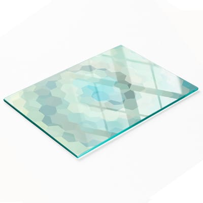 Multifunctionele decoratieve snijplank voor de keuken, gehard abstract 80x52 cm
