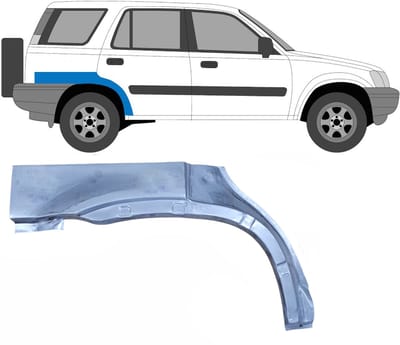 Reparatiepaneel achterspatbord voor Honda CR-V 1995-2001 / Rechts