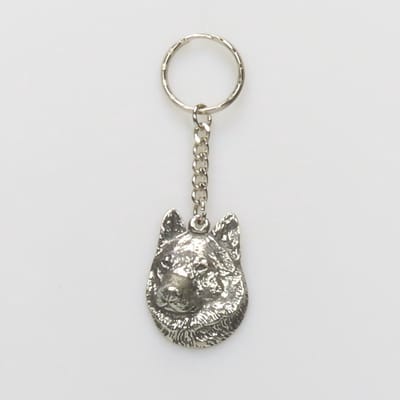 Sleutelhanger Husky - Hondensleutelhanger - Cadeau Hondenliefhebber - Unieke serie - Compact, stijlvol en gedetailleerd