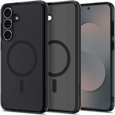 Spigen Ultra Hybrid MagFit - Hoesje Geschikt voor Samsung Galaxy S25 FE - Compatibel met MagSafe / Qi2 - Back Cover Frost Zwart