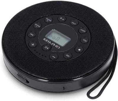 Draagbare CD-speler - Bluetooth Discman - Muziek Luisteren - Ingebouwde Luidspreker - 2000 mAh Batterij - Zwart
