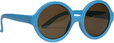 Melleson Eyewear - Kinderzonnebril Lenny 7+ jaar - Blauw - 100% UV-A en UV-B Bescherming - Inclusief Microvezel Pouch - Zonder brillenkoker