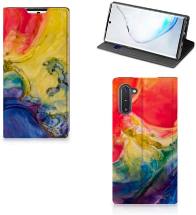 Bookcase Samsung Galaxy Note 10 Watercolor Dark