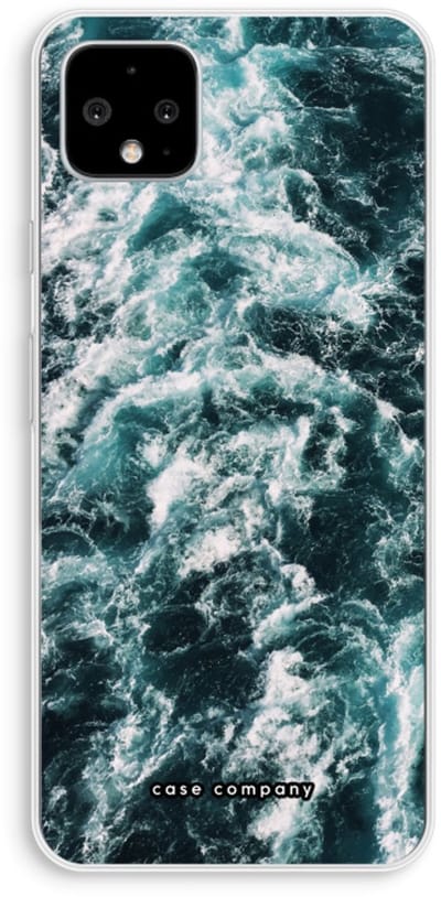 Case Company® - Hoesje geschikt voor Google Pixel 4 XL hoesje - Zee golf - Soft Cover Telefoonhoesje - Bescherming aan alle Kanten en Schermrand