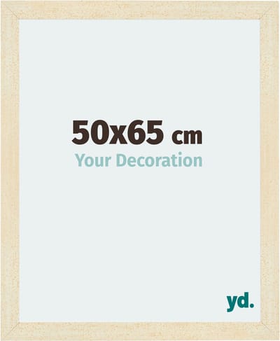 Your Decoration - Fotolijst 50x65 cm - MDF - Zand Geveegd - Mura