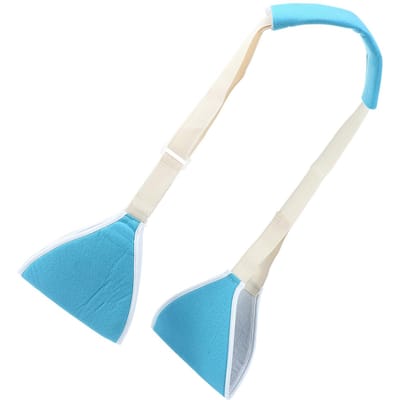 Verstelbare Kinderen Volwassenen Onderarm Arm Sling Schoudersteun Verstuiking Breuk Brace Band(Roze) blauw