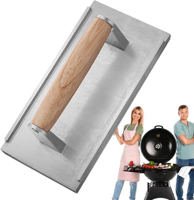 Sandwich Pers - Burger Drukker - Panini Grillen - Gietijzeren Kwaliteit - 21.5 cm Lengte - Zwart
