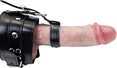 BNDGx® - Penis strap restraint voor mannen -met slot - Penis gordel man penis band bondage