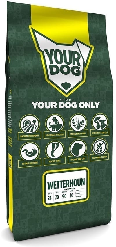 Yourdog Wetterhoun Rasspecifiek Adult Hondenvoer 12kg | Hondenbrokken
