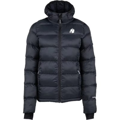 Gorilla Wear Rachel Puffer Jas - Zwart - XS