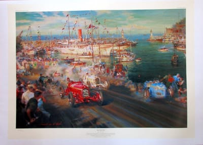Alfa Romeo Nuvolari/Alfa Romeo Caracciola Monaco Grand Prix 1932 - "Monaco Meets Monza" By Alfredo De La Maria