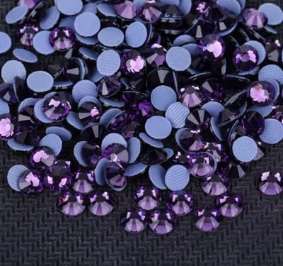 BamBella® - SS10 - Paars - Hotfix strass Steentjes - 1440 stuks - strass stenen glitters nail art kleding versieren