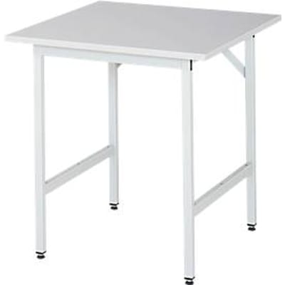 RAU werktafel, melamine blad, 750 x 800 x 800-850 mm