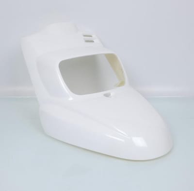 Tablier avant P2R pour Scooter MBK 50 Booster Après 2004 blanc brillant Neuf
