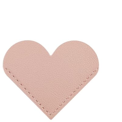 Dailygoods- Bladwijzers 8 stuks - Lederen Hart - Handgemaakte Bladwijzers - Boekmarkeringen - PU-leer - Duurzaam en Lichtgewicht - Boekenleggers