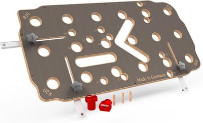 MFT Template 2.0 - Multifunctionele Mal voor Frezen en Frezen met 96mm Raster