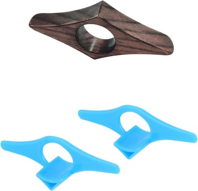 Ronte - Zijstandaard van walnoothout met bladwijzer en zijdelingse duimsteun - leesaccessoires met 2 houders - Houten boekenstandaard - Boekhouder met bladwijzer - Duurzame leeshulp - Boekensteun voor lezen met comfort