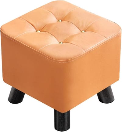 Houten voetenbankje - Voetsteun kruk - Comfort verhogen - Antislip oppervlak - Compact formaat - Veelkleurig