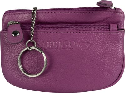 Sleuteletui met rits – Roze – Soepel Leer - Kleine Portemonnee- Sleuteltasje - Arrigo - Pink - Rose
