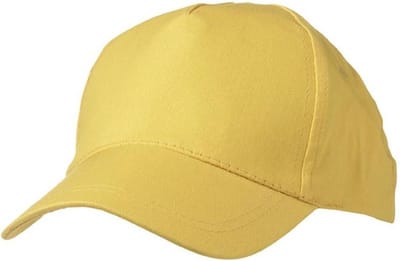 Myrtle Beach Volwassenen Unisex 5-paneel Licht gelamineerde Promo Cap (Goudgeel)