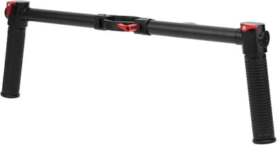Professionele Stabilizer met Dubbele Handgreep, Draagbaar Aluminium, Licht- en Monitorsteun voor Verbeterde Stabiliteit en Functionaliteit