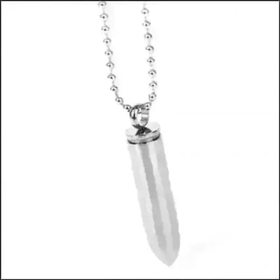 Aramat Jewels | Gedenkhangers | Ashanger Bullet Kogel RVS – Meerdere Kleuren & Modellen Stoer Gedenksieraad | Zilverkleur-5x1cm | |15mm | Staal | Volwassenen | Verkleurd niet