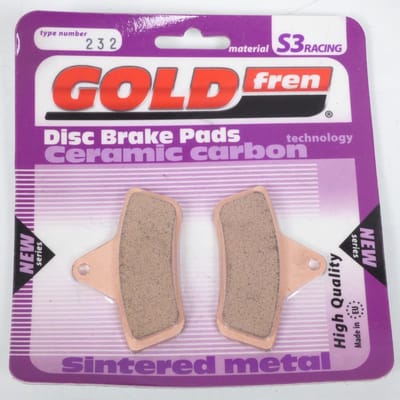 goud fren remblok voor massey ferguson 300 mf 2x4/4x4 quad 2004 tot 2005 avg / avd / ar nieuw