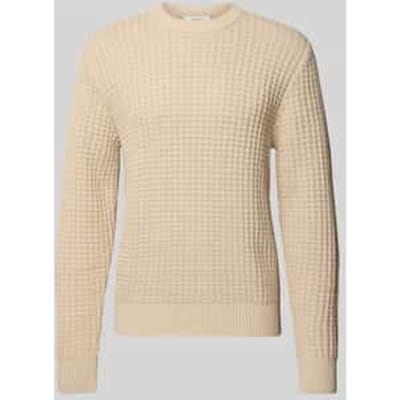 Regular fit gebreide pullover van puur biologisch katoen, model 'TOM'