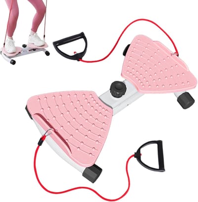 Taille Trainer - Twist Disc - Buikspiertraining - Met Massagefunctie - 53.5 x 33 x 12 cm - Zwart