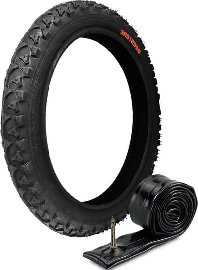 Fietsband en binnenband - Mountainbike set - Fietsreparatie - Butyl rubber - 47-203 - Zwart