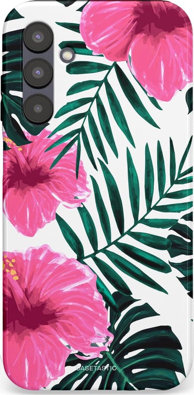 Casetastic Hoesje Geschikt voor Samsung A25 - Stijlvolle Beschermende Duo-layer Case - Tropenavond