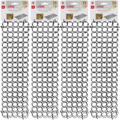 Pro Garden afweermat - 8x stuks - 49 x 13 cm - spikemat - honden/katten afweren