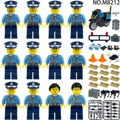 Gangsters assembleren vrijuit speelgoed voor jongens en meisjes met bouwblokken. Figures Toys Creeper ideaal voor Kinderen Gericht op Leren