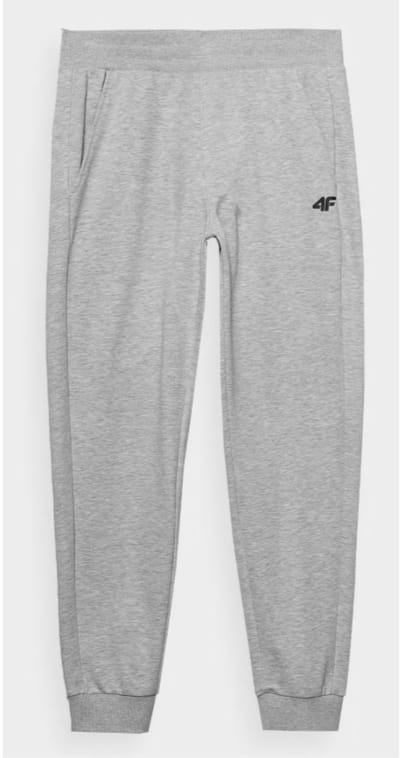 Herensportjoggers 4F CAS M0942 Grijs Maat XXL - Comfortabele en Functionele Joggingbroek