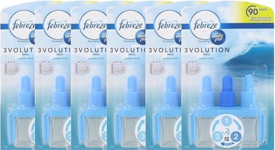 Ambi Pur 3volution – Electric Refill Ocean Mist - 6 stuks