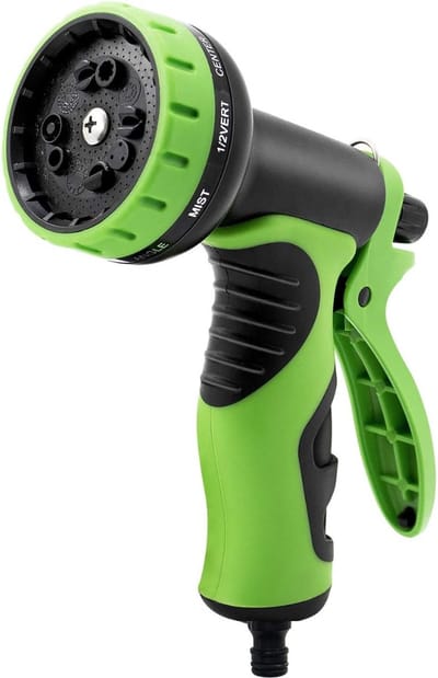 MD-Goods ® Sproeipistool met 9 Spuitstanden - Sproeikop voor Tuinslang - Broespistool met Softgrip- Broeskop