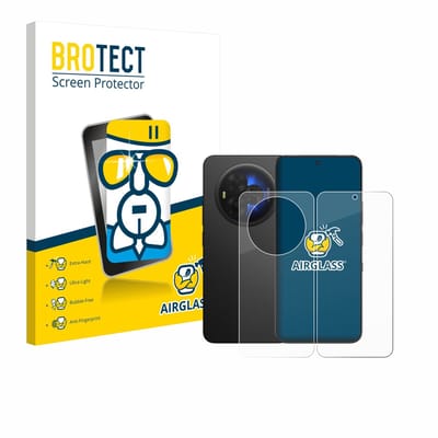 Screenprotector voor TCL NXTPAPER 60 Ultra (Voor+Achter) Beschermglas transparant