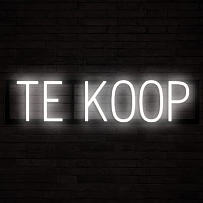 TE KOOP - Lichtreclame Neon LED bord verlicht | SpellBrite | 66,21 x 16 cm | 6 Dimstanden & 8 Lichtanimaties | Reclamebord neon verlichting