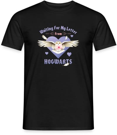 Harry Potter Waiting For My Letter From Hogwarts T-Shirt Heren