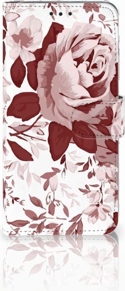 Boekhoesje voor Hoesje Samsung Galaxy S10 Plus Watercolor Flowers