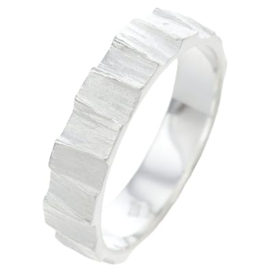 Behave – 925 sterling zilveren ring – Zilver – Handgemaakt – Dames – 5 mm breed
