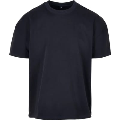 Build Your Brand - Ultra Heavy Cotton Box T-Shirt - Navy maat S