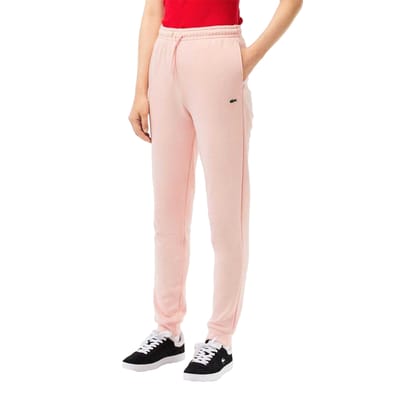Lacoste Dames/Dames Fleece Sweatbroek (Roze)