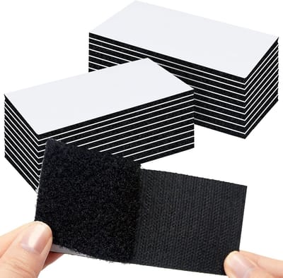 Extra sterke dubbelzijdige tape, herbruikbare zelfklevende pads, 50 mm x 100 mm, 20 stuks, ideaal voor knutselen en bevestigen
