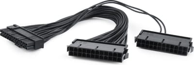 Cablexpert ATX 1x 20+4-pins (m) - 2x ATX 24-pins (v) Y-voedingskabel - 0,30 meter
