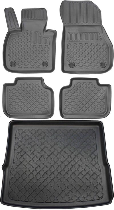 Max-Dywanik Aristar Serie - Kofferbakmat en Dywaniki BMW X1 F48 - 2015+ - Zwart - Hoogwaardige Kwaliteit